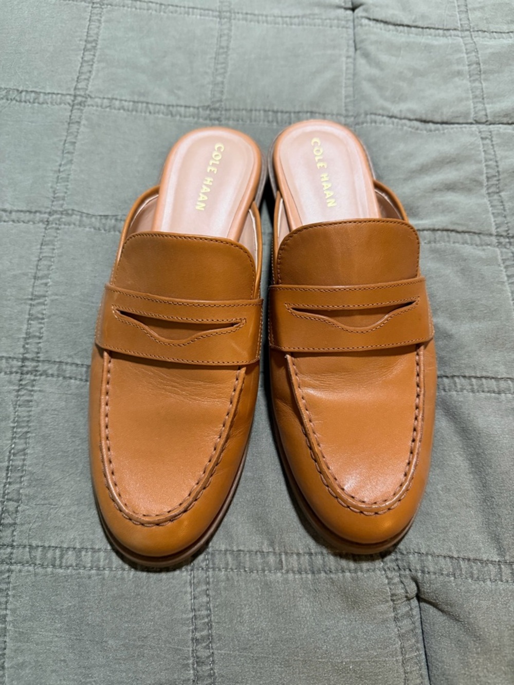 Cole Haan women’s  Leather Penny Loafer Mules